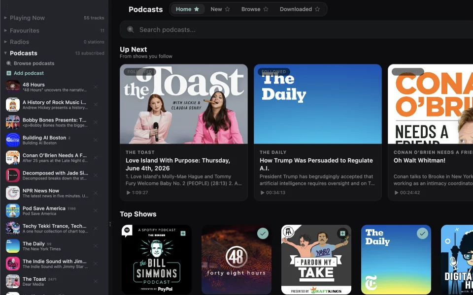 Radio and podcast discovery